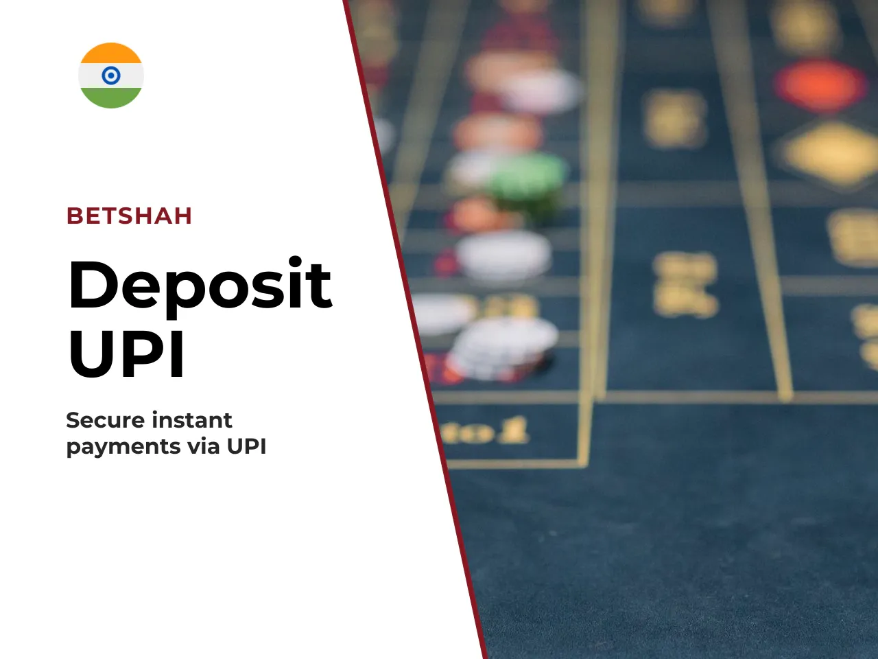 Depositing via BetShah UPI. To top