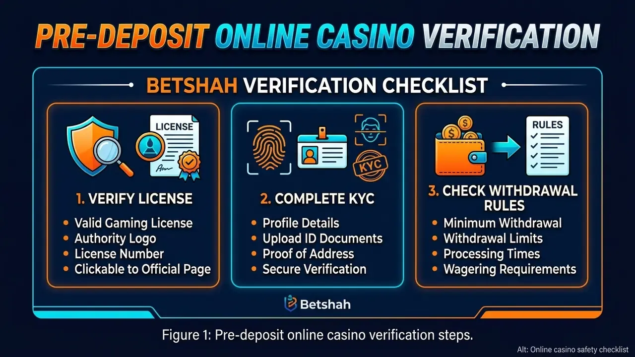 Online casino safety checklist