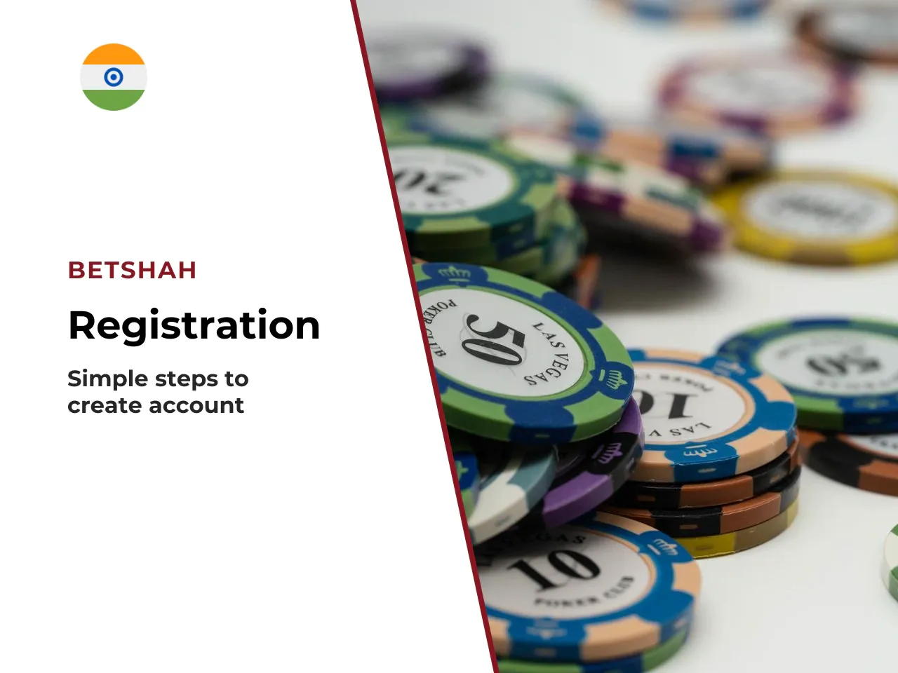 1. Visit the betshah website Open