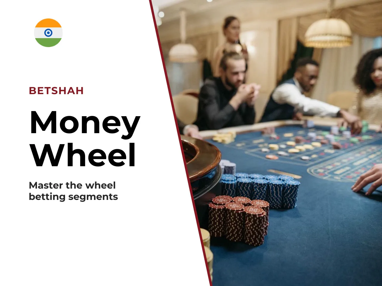 Betting on Money Wheel Segments. Wagers