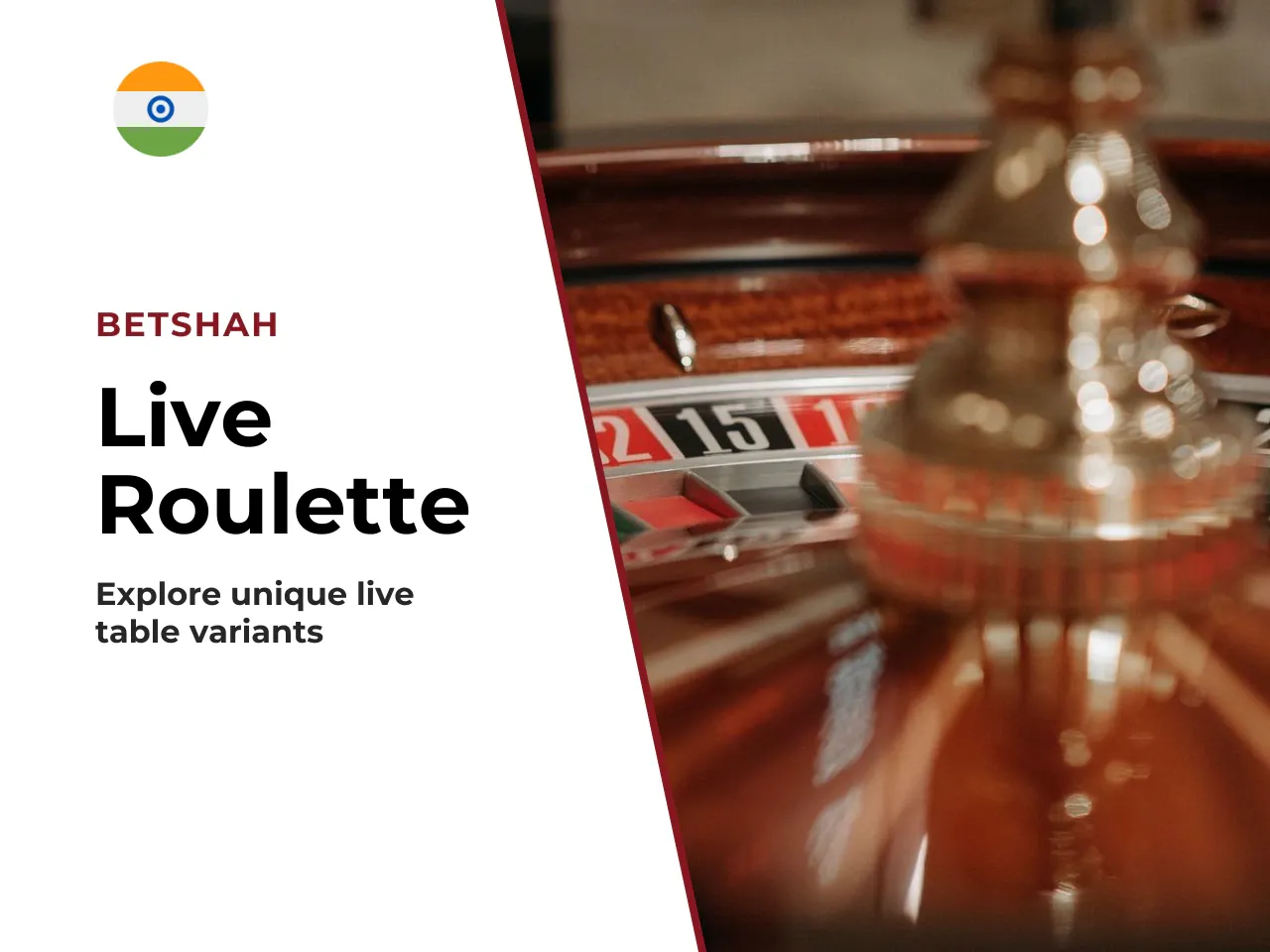Popular live roulette variants and table